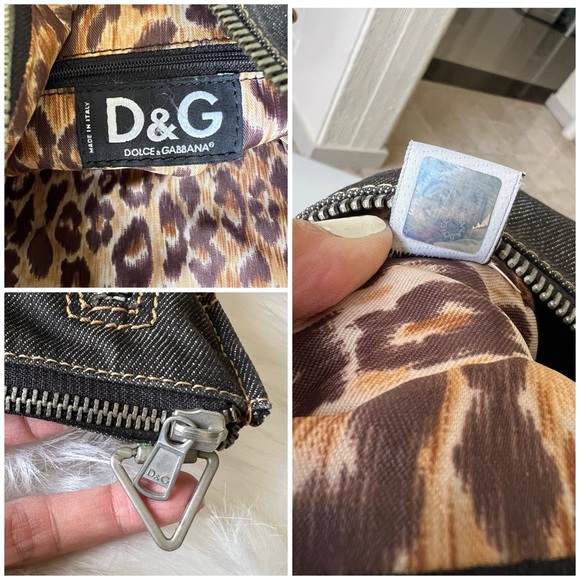 Auth Dolce & Gabbana Denim Crossbody Bag - Picture 15 of 16